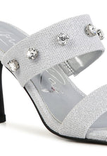 Load image into Gallery viewer, EDM Queen Diamante Sandals