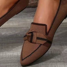 Load image into Gallery viewer, Bow Trim Loafers