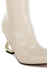 Load image into Gallery viewer, Gaias Fantasy Heel Patent Faux Leather Boots