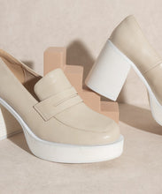 Load image into Gallery viewer, Hannah Platform Penny Loafers