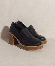 Load image into Gallery viewer, Hannah Platform Penny Loafers