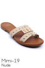 Load image into Gallery viewer, Slide sandal with rivet studs