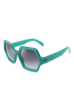 Load image into Gallery viewer, Geometric Hexagonal Sunglasses