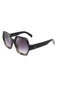 Geometric Hexagonal Sunglasses