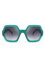 Load image into Gallery viewer, Geometric Hexagonal Sunglasses