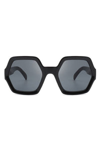 Geometric Hexagonal Sunglasses