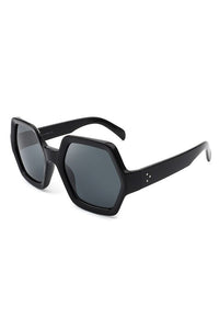 Geometric Hexagonal Sunglasses