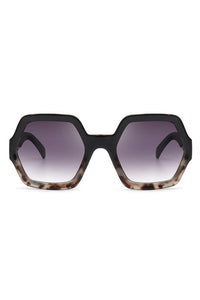 Geometric Hexagonal Sunglasses