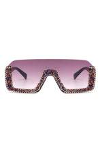 Load image into Gallery viewer, Half Frame Oversize Sunglasses