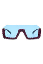 Load image into Gallery viewer, Half Frame Oversize Sunglasses