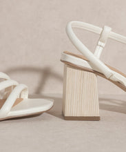 Load image into Gallery viewer, ASHLEY Wooden Heel Sandal