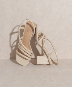 ASHLEY Wooden Heel Sandal