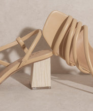 Load image into Gallery viewer, ASHLEY Wooden Heel Sandal