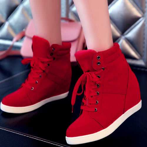 High-top Platform Sneakers