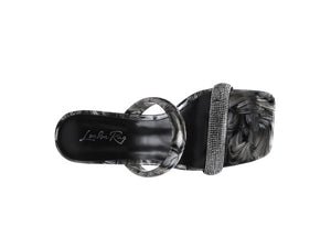 KRYPTON Clear Block Marble Sandal