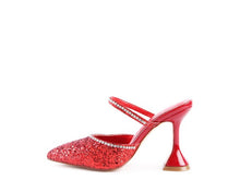 Load image into Gallery viewer, IRIS Glitter Spool Heel Sandal