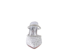 Load image into Gallery viewer, IRIS Glitter Spool Heel Sandal