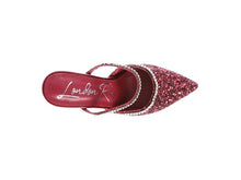 Load image into Gallery viewer, IRIS Glitter Spool Heel Sandal