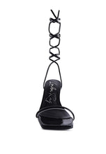 Load image into Gallery viewer, BITEN BERRY LACE UP SANDAL