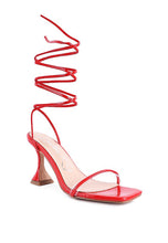 Load image into Gallery viewer, BITEN BERRY LACE UP SANDAL