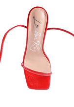 Load image into Gallery viewer, BITEN BERRY LACE UP SANDAL