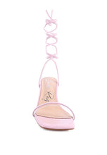 Load image into Gallery viewer, BITEN BERRY LACE UP SANDAL