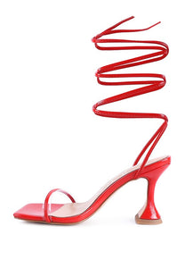 BITEN BERRY LACE UP SANDAL