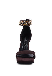 LAST SIP Faux Sandal