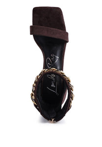 LAST SIP Faux Sandal