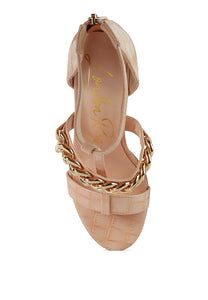BONITA METAL CHAIN SANDAL