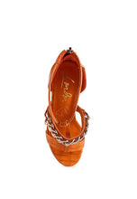 Load image into Gallery viewer, BONITA METAL CHAIN SANDAL