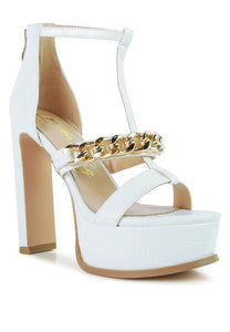 BONITA METAL CHAIN SANDAL