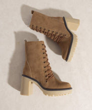 Load image into Gallery viewer, Jenna Platform Military Boots