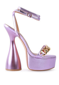 BIG BASH METALLIC SANDALS