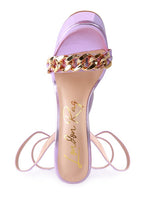 Load image into Gallery viewer, BIG BASH METALLIC SANDALS