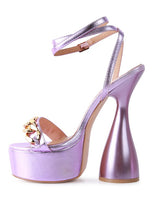 Load image into Gallery viewer, BIG BASH METALLIC SANDALS