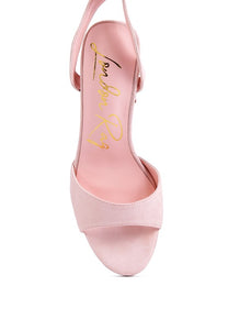 GONE GURL Blocked Heel Sandal