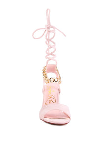 GONE GURL Blocked Heel Sandal