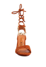 Load image into Gallery viewer, GONE GURL Blocked Heel Sandal