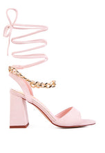 Load image into Gallery viewer, GONE GURL Blocked Heel Sandal