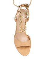 Load image into Gallery viewer, GONE GURL Blocked Heel Sandal