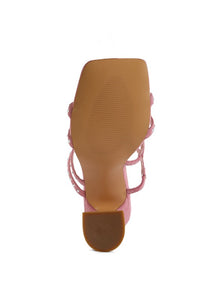 FACE ME STUDDED SANDALS
