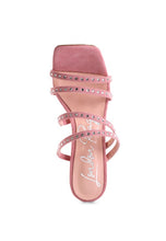 Load image into Gallery viewer, FACE ME STUDDED SANDALS