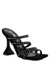FACE ME STUDDED SANDALS
