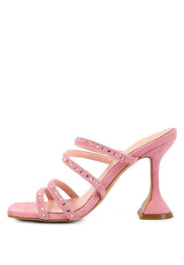 FACE ME STUDDED SANDALS