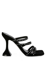 Load image into Gallery viewer, FACE ME STUDDED SANDALS