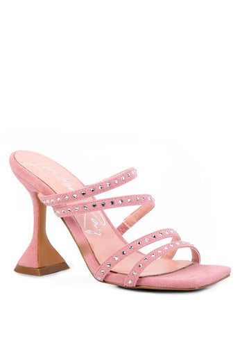 FACE ME STUDDED SANDALS