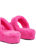 Load image into Gallery viewer, SMOOTHIE FUR SLIP-ON FLATS