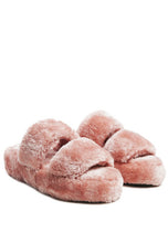 Load image into Gallery viewer, SMOOTHIE FUR SLIP-ON FLATS