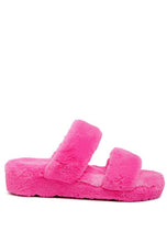 Load image into Gallery viewer, SMOOTHIE FUR SLIP-ON FLATS